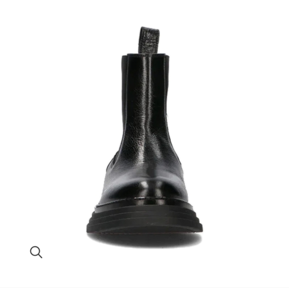 Laura Bellariva Black Leather Chelsea Boots Size 39 - Picture 4 of 14
